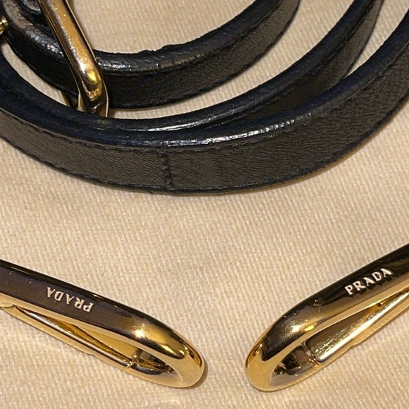 Preloved Prada Gaufre convertible satchel leather/nylon medium 2 way bag. - Picture 3 of 13